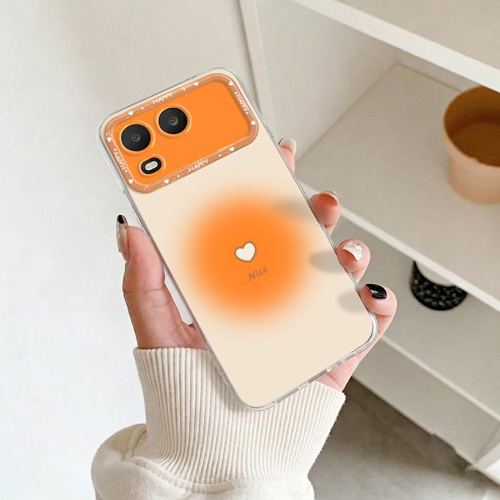 Casing Bening untuk Itel A200 Softcase Love Warna Silikon Transparan Anti Shock Protection Bumper Cover Hp SCI-24