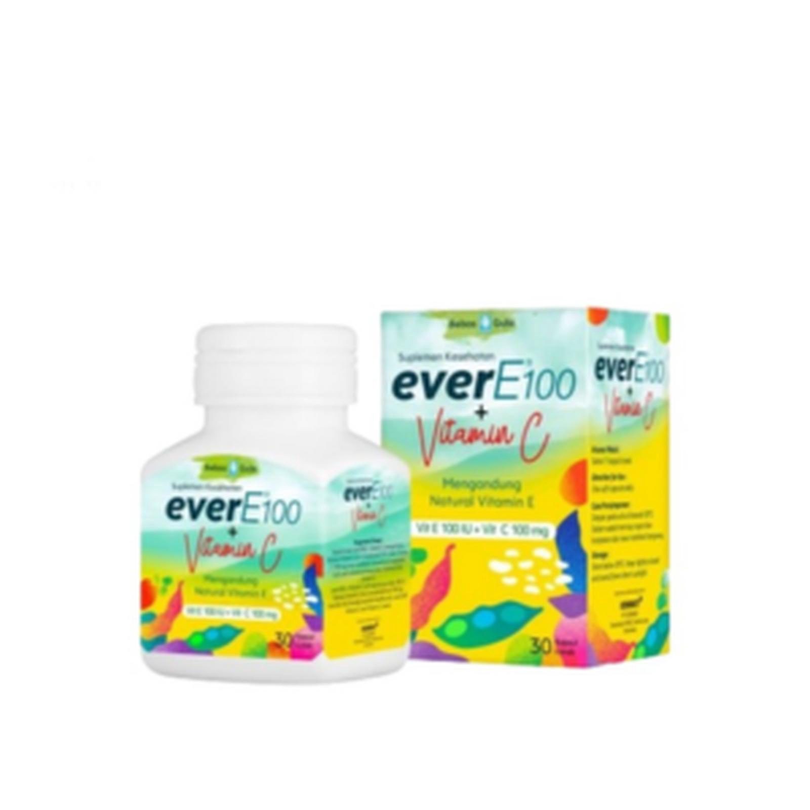 EVER E 100 PLUS VITAMIN C BOTOL 30 KAP