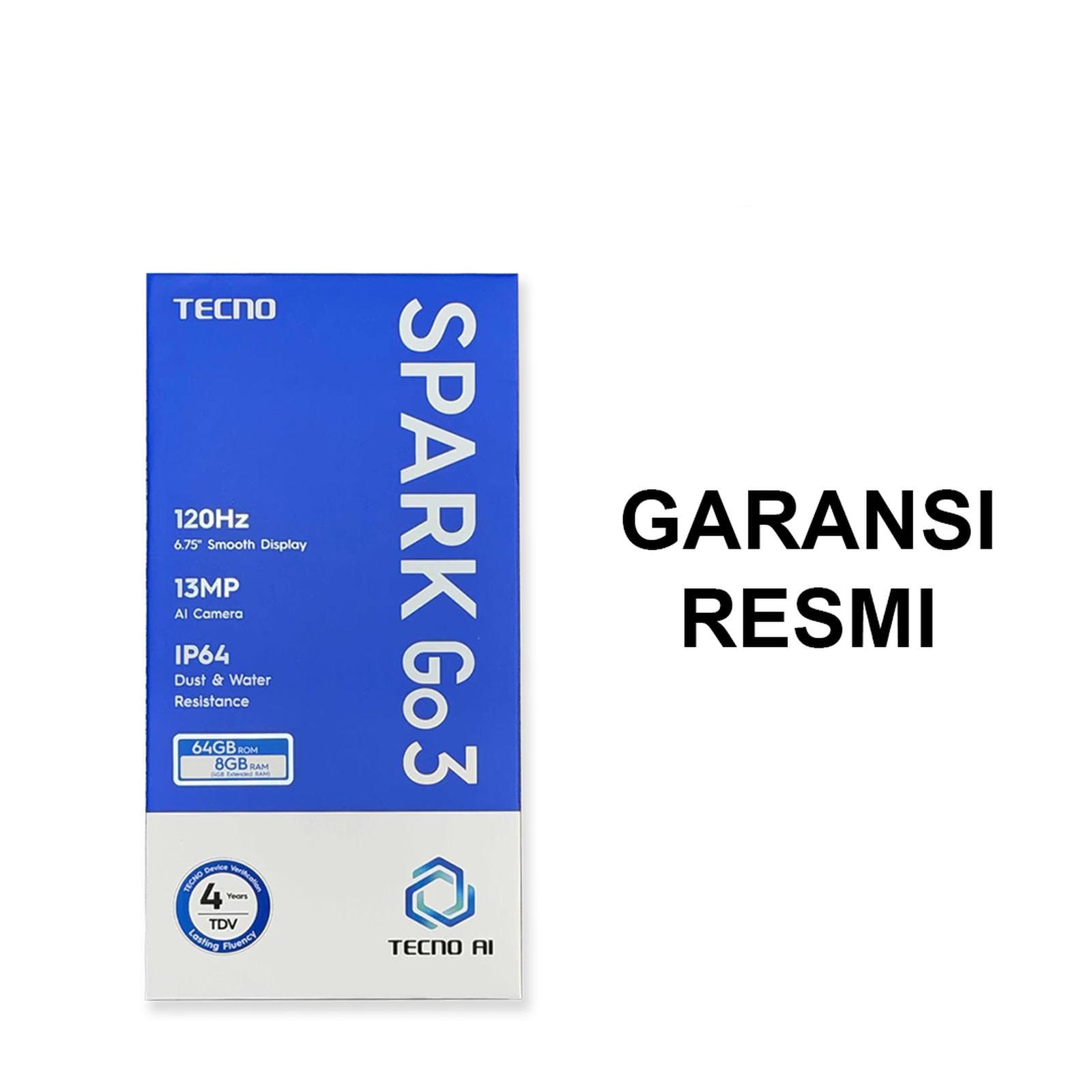 Tecno Spark Go 3 Garansi Resmi