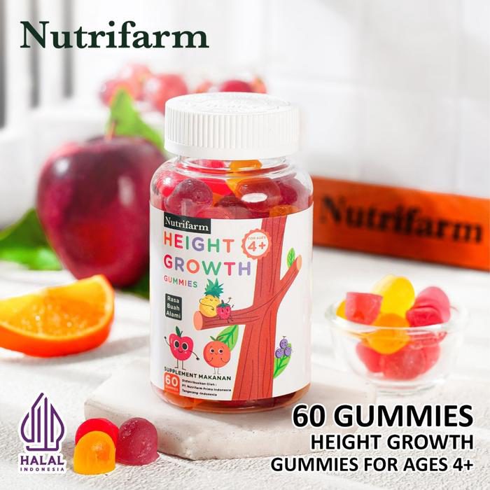Nutrifarm Gummies 60gr Apple Cider / Keto+Acv / Height Growth Gummy - foto 2