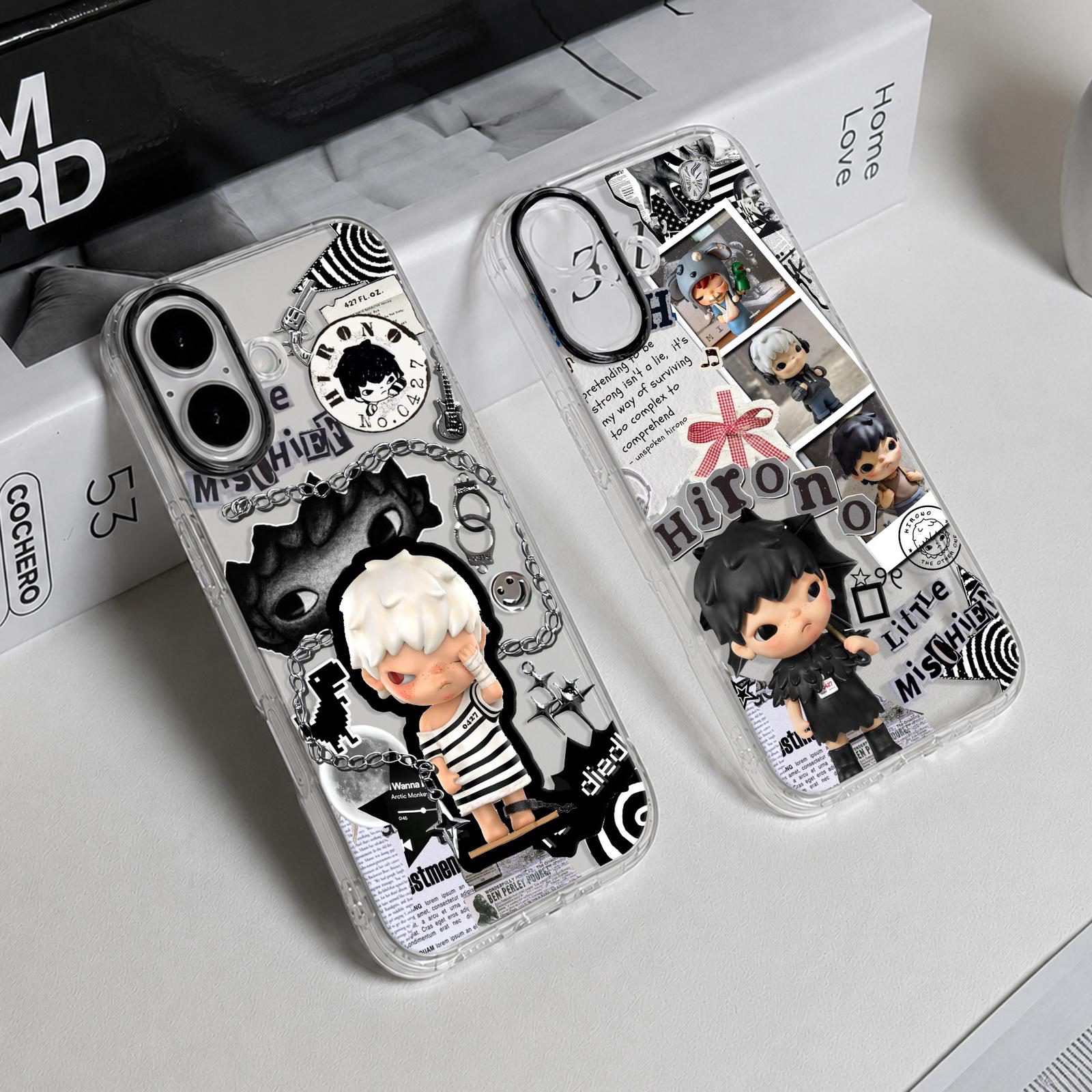 Softcase Bening Hirono Untuk Poco X8 PRO MAX X7 PRO X6 Pro X5 Pro X3 Pro / C81 Pro C85 C71 C65 C55 C40 / M6 4g M6 Pro M3 Anti Kuning & Lentur Premium Casing Transparan Silikon Cover Handphone SCB-20 - 1