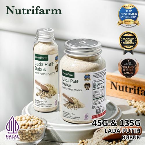NUTRIFARM LADA PUTIH BUBUK 45 GRAM DAN 135 GRAM