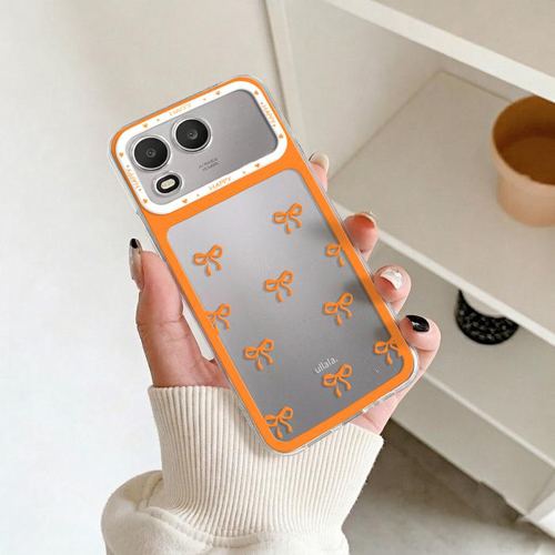Casing Bening untuk Itel A200 Softcase Pita Bow Silikon Transparan Anti Shock Protection Bumper Cover Hp SCI-23