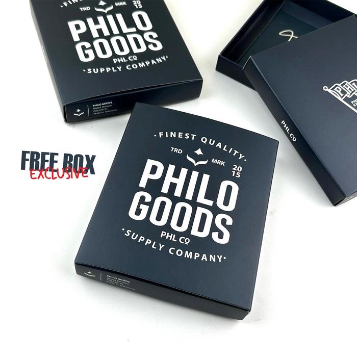 Dompet Lipat Pria Kanvas Bifold Wallet Basic Simple - Kartu, Cowok - foto 2