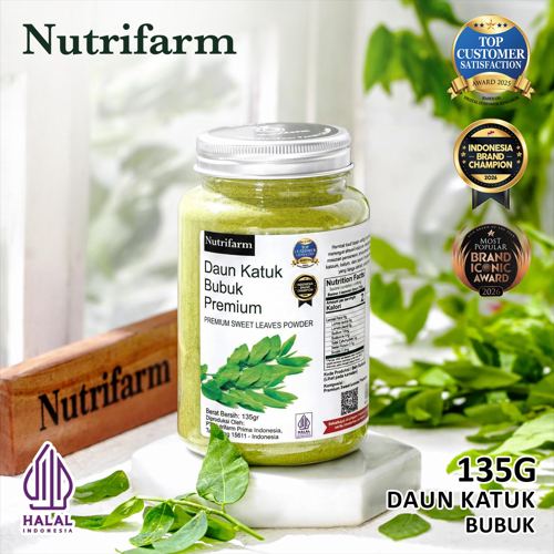 NUTRIFARM DAUN KATUK BUBUK 135GRAM -Spices powder