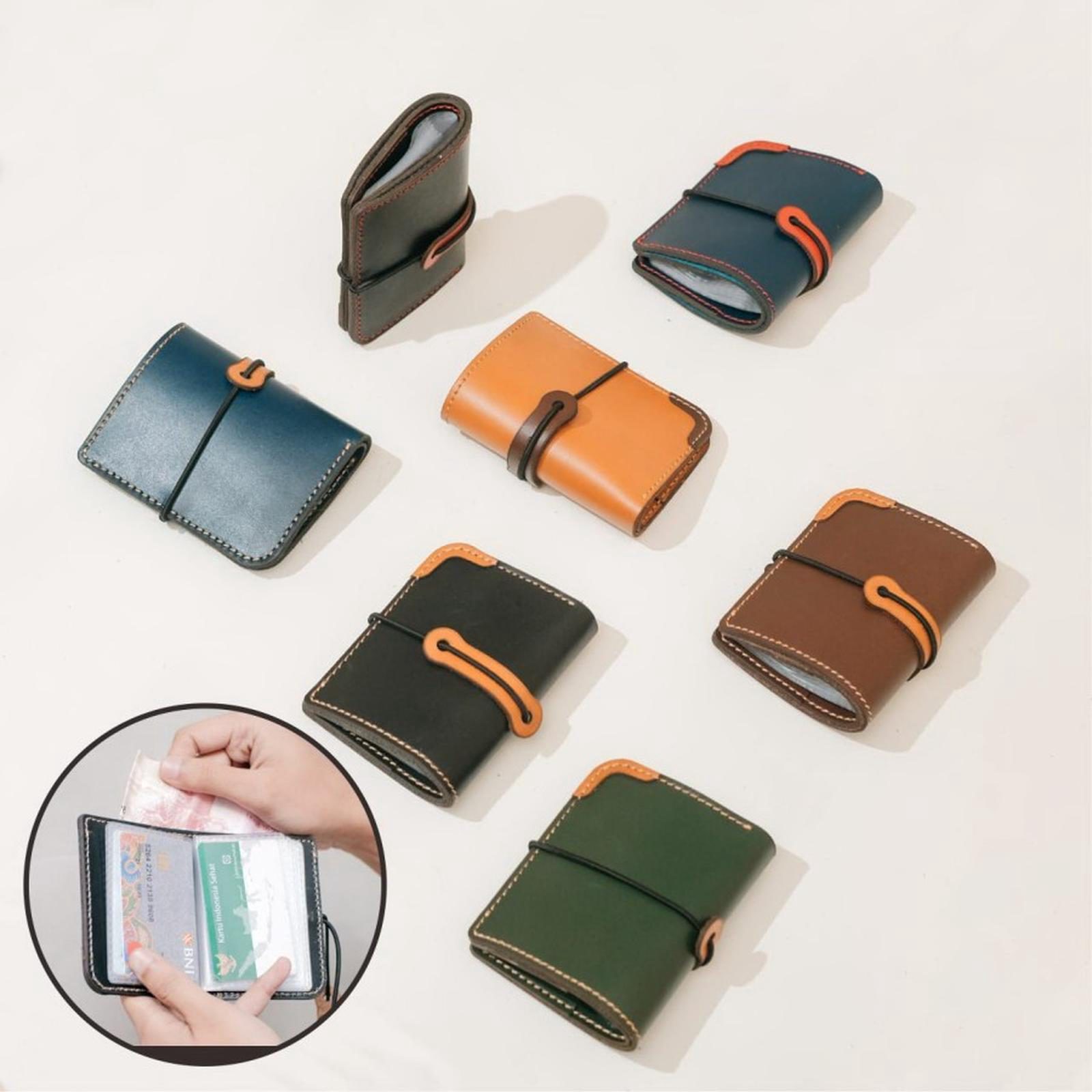 Dompet Kartu Kulit Asli Pria wanita Card Holder Mika 26 Slot - MIKO