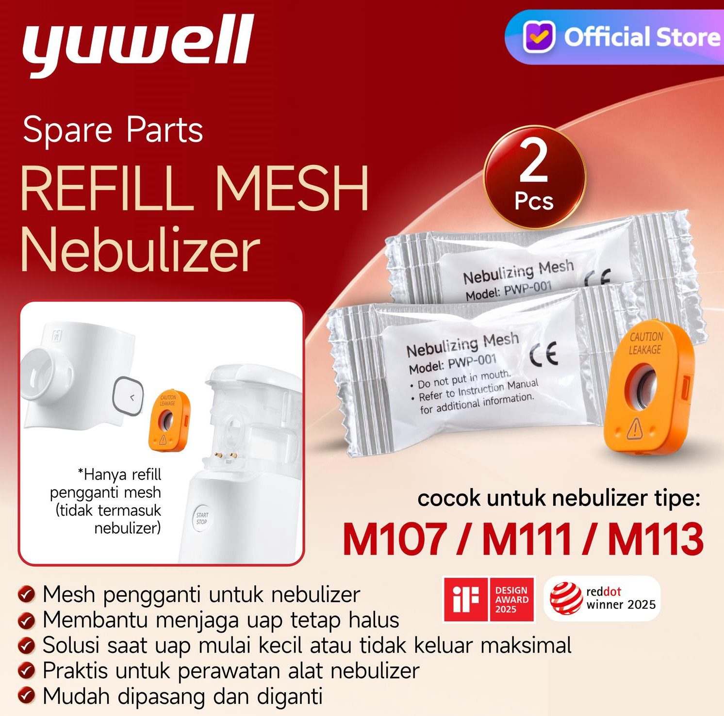 YUWELL - Replacement MESH for Nebulizer