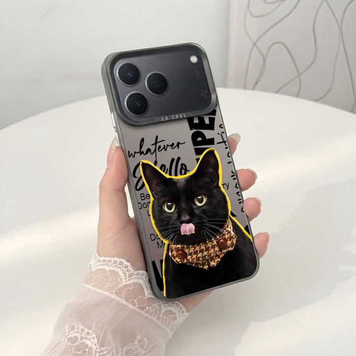 Softcase IMD Hologram Hitam untuk Tecno Spark 50 & 40 Silicone Case Premium Matte Casing Cover Hybrid Plate SHT-25 - 1 - foto 4