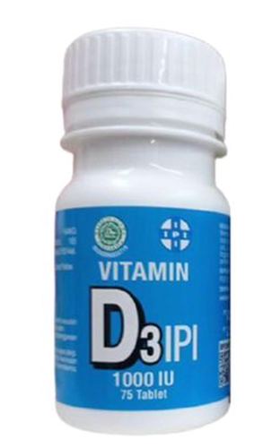 IPI VITAMIN D3 1000 IU BOTOL 75 TABLET