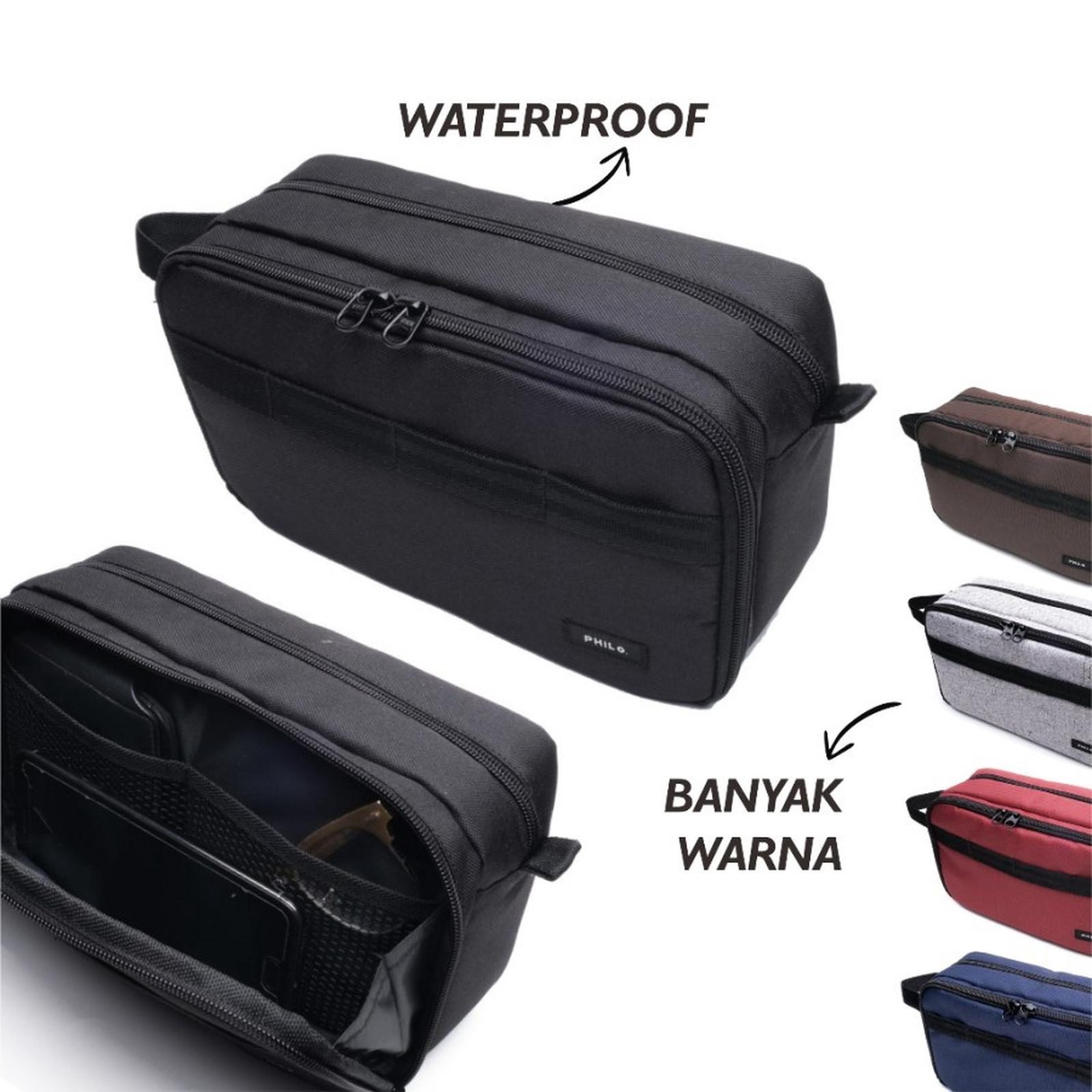Pouch multifungsi - travel bag hand bag clutch dopp kit tas tangan
