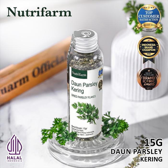 NUTRIFARM DAUN PARSLEY KERING 15 GRAM DAN 45 GRAM - foto 3