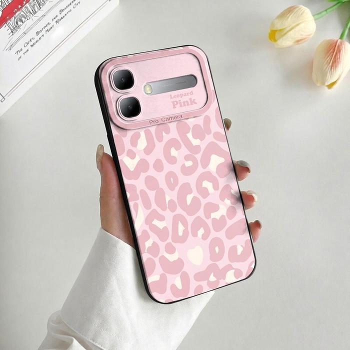 Softcase Leopard ProCamera Hitam untuk Infinix Smart 20 Cover Premium Casing HP Anti Shock Full Protection Desain Elegan Perlindungan Maksimal SPI-09