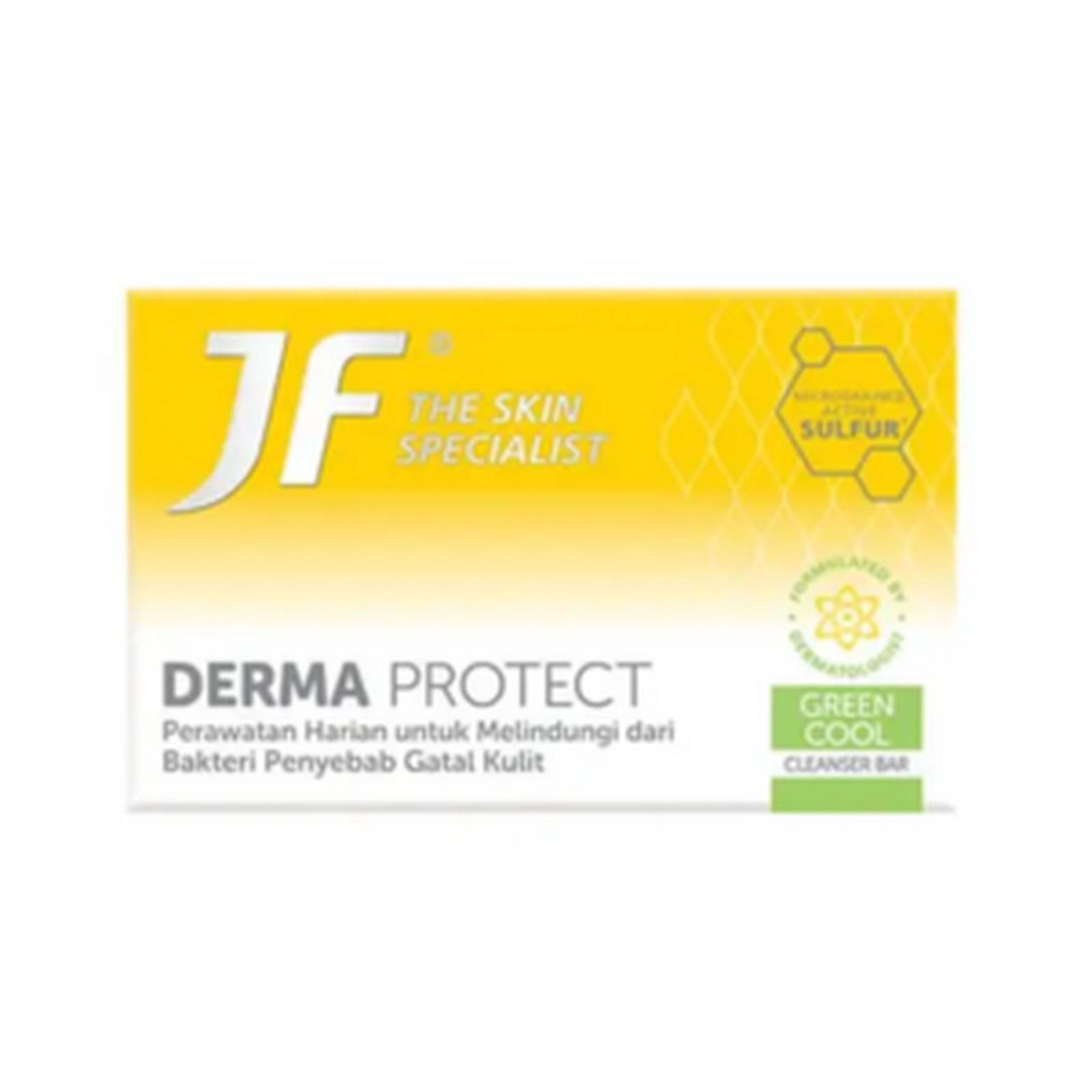 JF DERMA PROTECT GREEN COOL CLEASER BAR 90GR