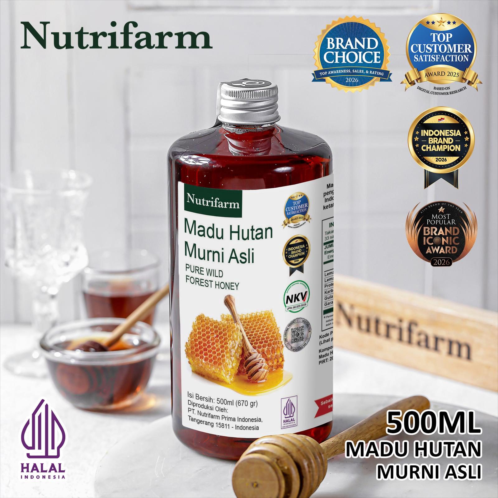 NUTRIFARM MADU HUTAN 500 ML Organik