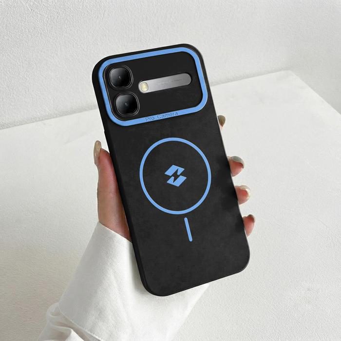 Softcase ProCamera Hitam untuk Infinix Smart 20 MagSafe Cover Premium Casing HP Anti Shock Full Protection Desain Elegan Perlindungan Maksimal SPI-06 - foto 3