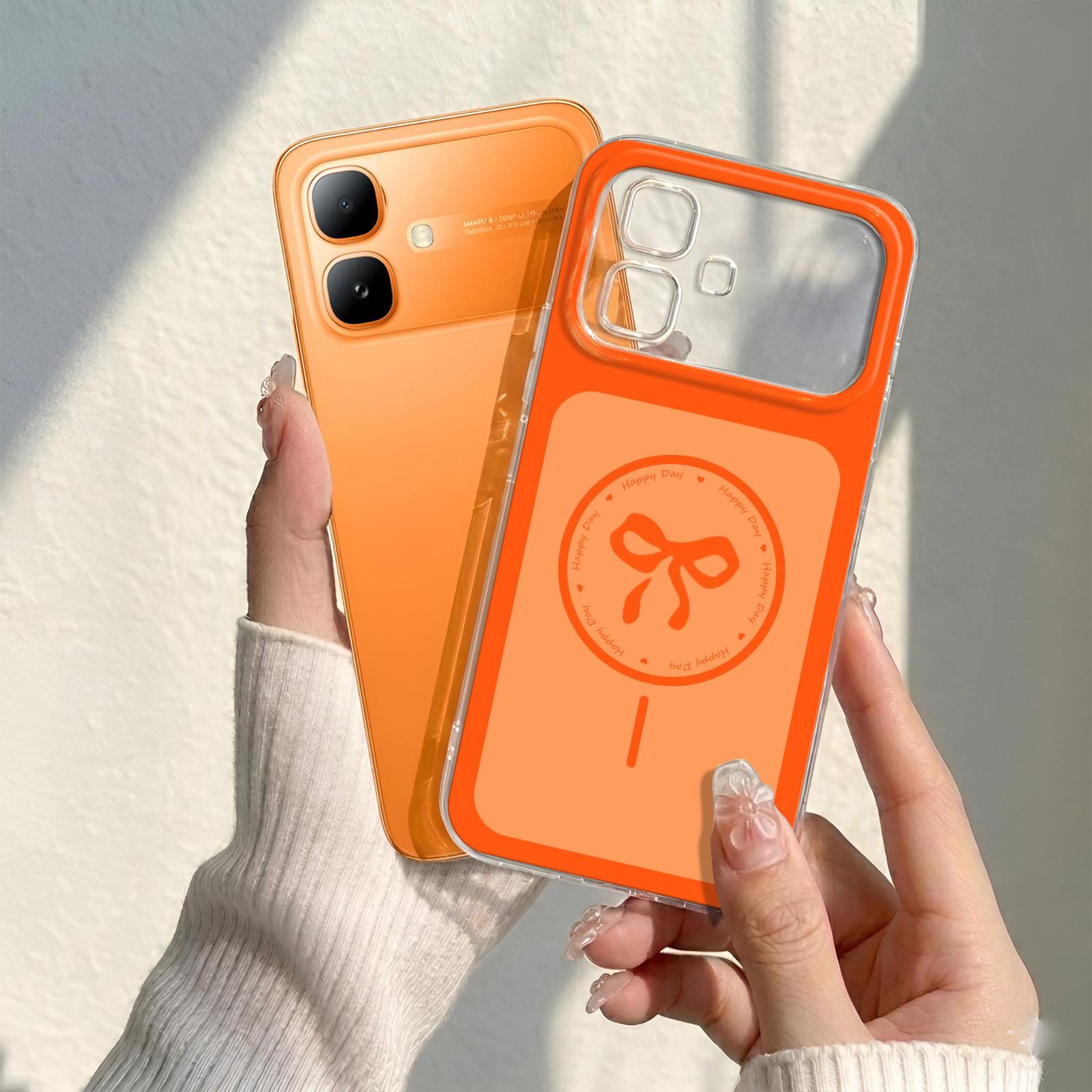 Case Bening untuk Infinix Smart 20 Terbaru Softcase Pita MagSafe Casing Handphone Transparan Cover Silikon Anti Kuning TPU Premium SBI-61 