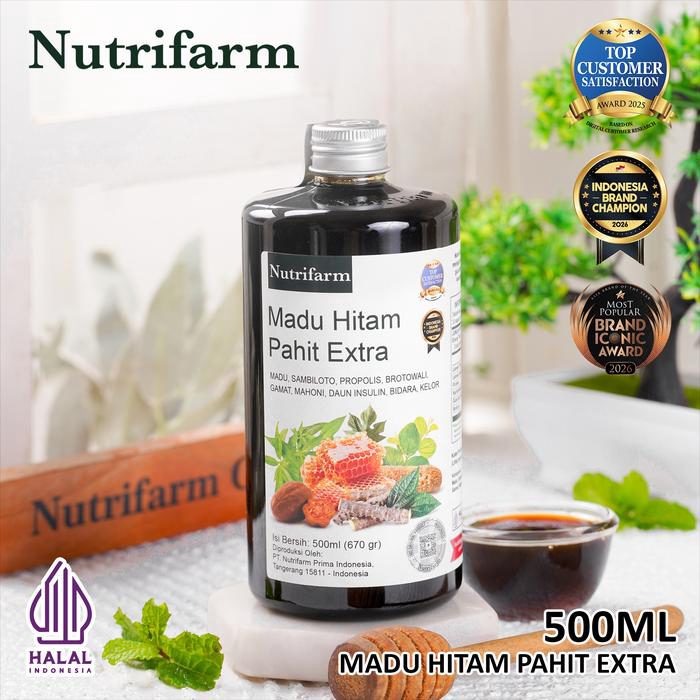 Nutrifarm Madu Hitam Pahit Extra - foto 2