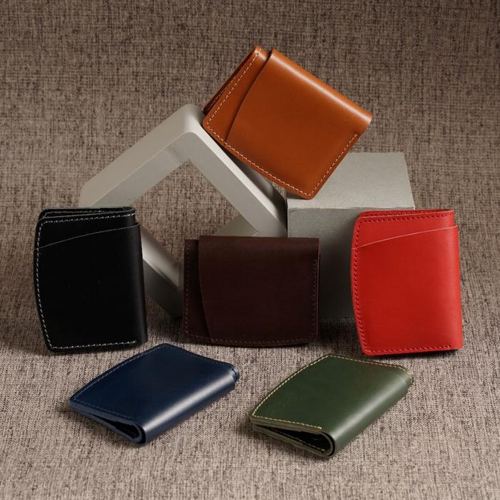 dompet pria kulit sapi asli bifold wallet saku luar