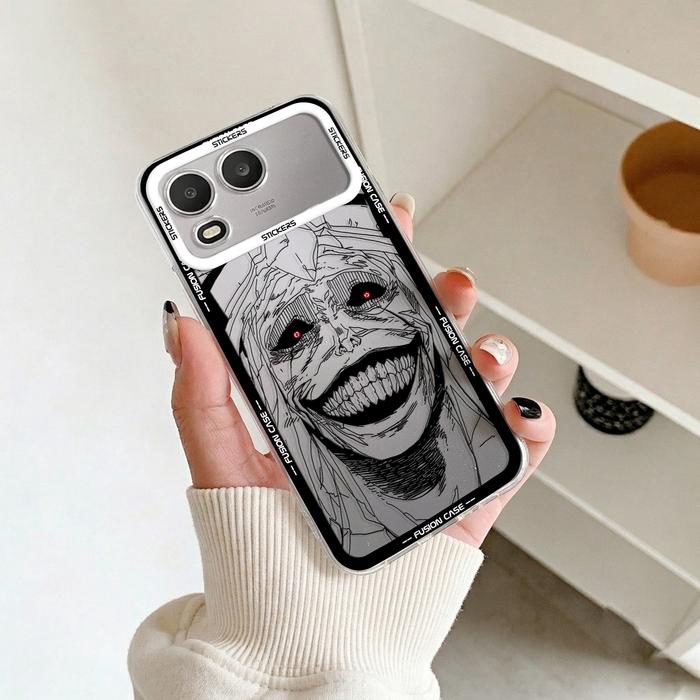 Casing Bening untuk Itel A200 Softcase Solo Leveling Silikon Transparan Anti Shock Protection Bumper Cover Hp SCI-17 - foto 2
