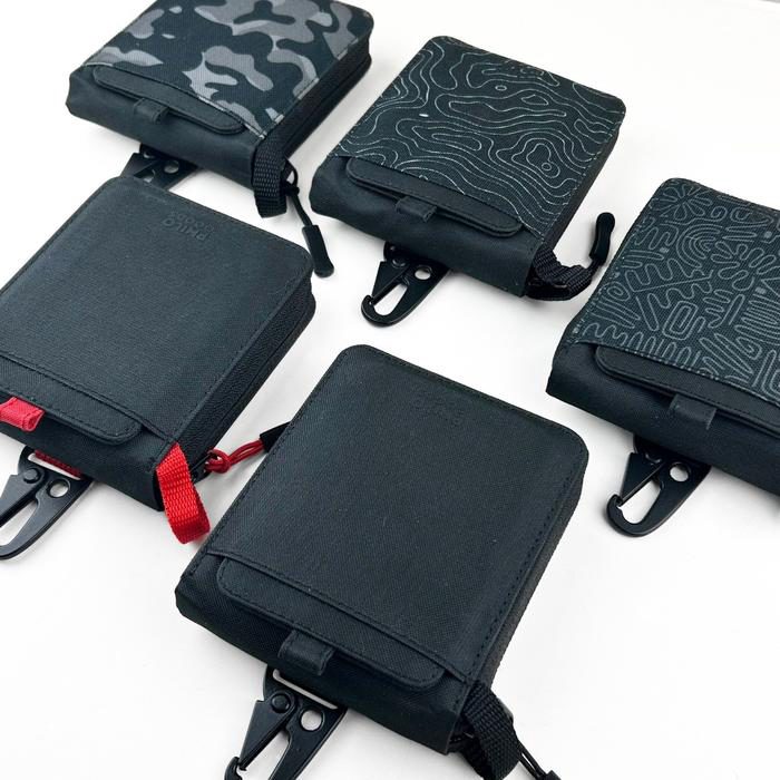 Dompet pria - Hanging Wallet - Dompet Gantung Leher - Dompet Lipat Pendek - Dompet Kartu - Philo Goods - foto 2