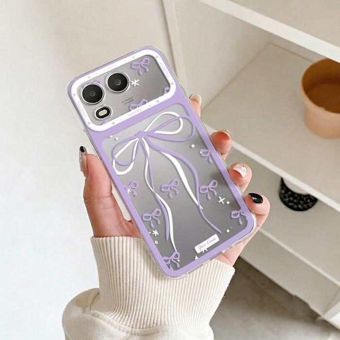Casing Bening untuk Itel A200 Softcase Pita Warna Silikon Transparan Anti Shock Protection Bumper Cover Hp SCI-21 - foto 4