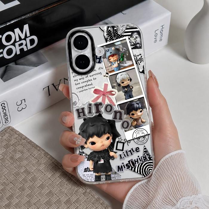 Softcase Bening Hirono Untuk Itel A200 A100C A70 A50 A90 A80 A60s / City 200 100 / P65 P70 P55 / S23 S23 Plus S25 S26 Ultra RS4 Anti Kuning & Lentur Premium Casing Transparan Silikon Cover Handphone SCB-15 - foto 3