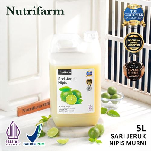 Nutrifarm Sari Jeruk Nipis 5 Liter