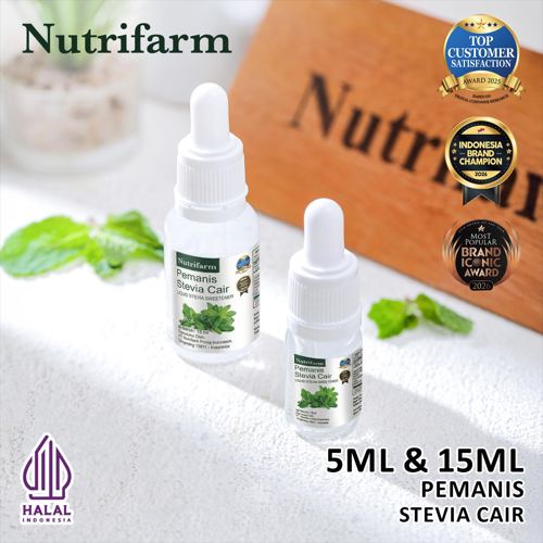 Nutrifarm Stevia Cair 5 ml / Stevia Cair 15 ml
