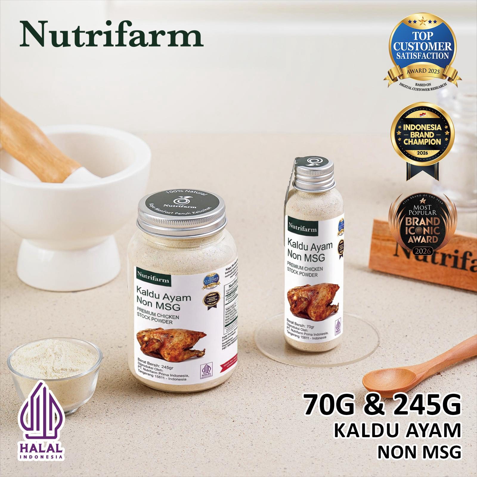 Nutrifarm Kaldu Ayam 70g 245g