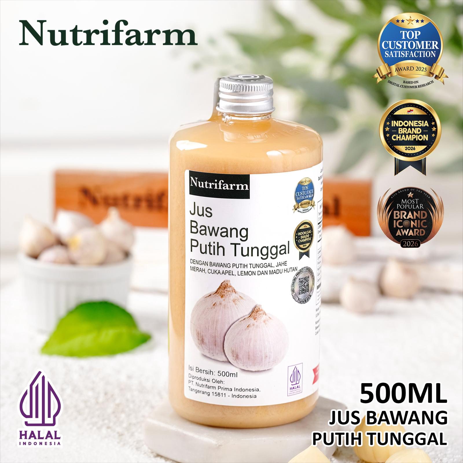 NUTRIFARM JUS BAWANG PUTIH TUNGGAL 500 ML