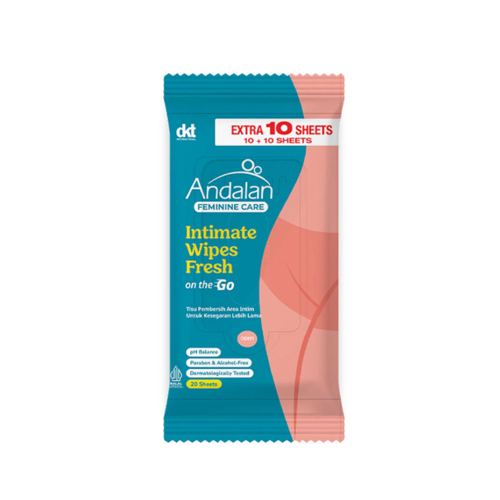 Andalan Feminime Fresh Intimate Wipes @10+10/pack
