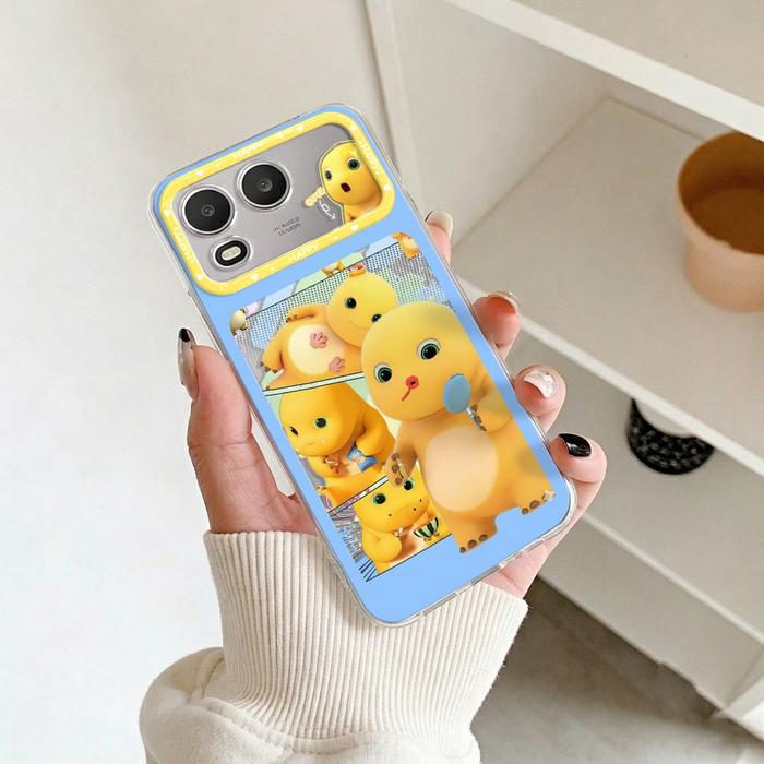 Casing Bening untuk Itel A200 Softcase Nailong Silikon Transparan Anti Shock Protection Bumper Cover Hp SCI-27 - foto 2