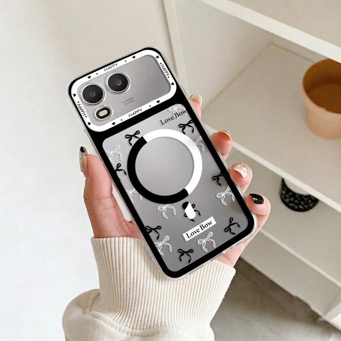 Casing Bening untuk Itel A200 Softcase Pita MagSafe Silikon Transparan Anti Shock Protection Bumper Cover Hp SCI-22 - foto 3