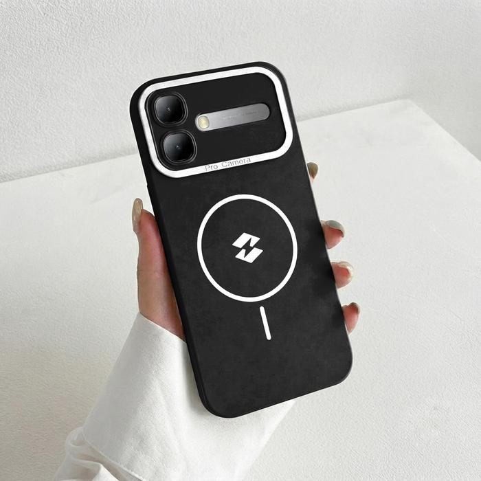 Softcase ProCamera Hitam untuk Infinix Smart 20 MagSafe Cover Premium Casing HP Anti Shock Full Protection Desain Elegan Perlindungan Maksimal SPI-06 - foto 2