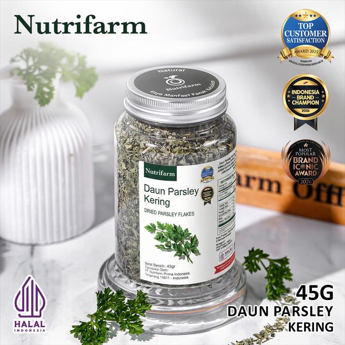 NUTRIFARM DAUN PARSLEY KERING 15 GRAM DAN 45 GRAM - foto 2