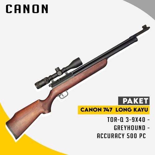 PAKET SENAPAN ANGIN UKLIK CANON 747 LONG KAYU