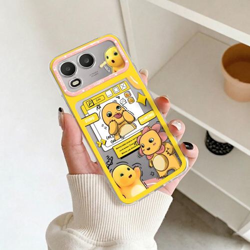 Casing Bening untuk Itel A200 Softcase Nailong Silikon Transparan Anti Shock Protection Bumper Cover Hp SCI-27