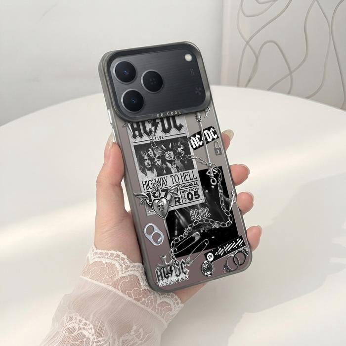 Softcase IMD Hologram Hitam untuk Tecno Spark 50 & 40 Silicone Case Hindia Premium Matte Casing Cover Hybrid Plate SHT-21 - 1