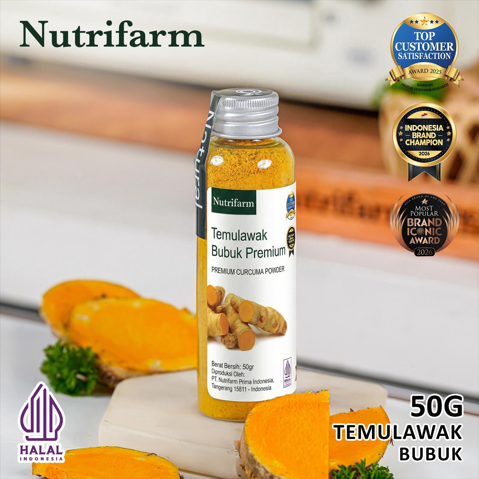 NUTRIFARM TEMULAWAK BUBUK 50 GRAM