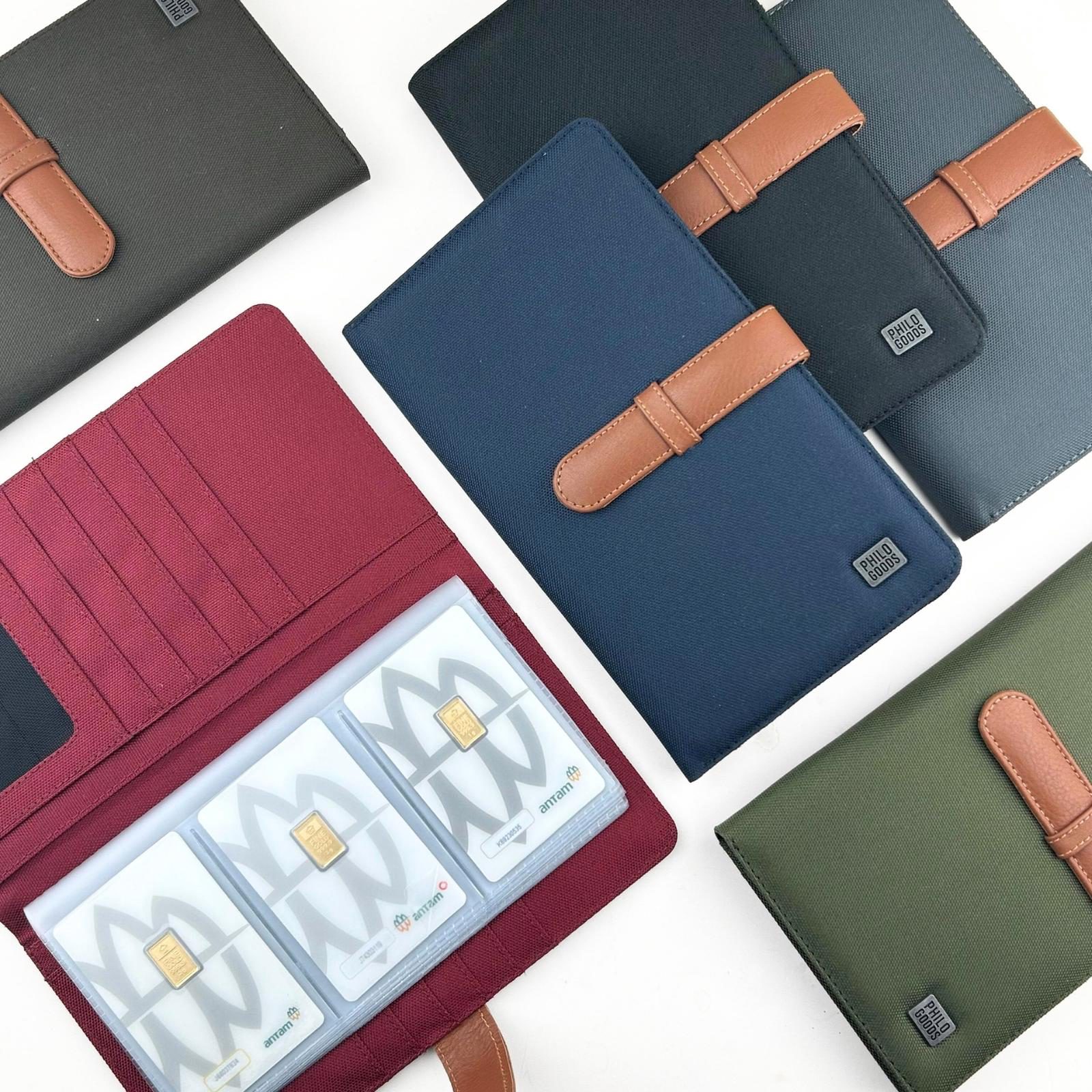 Dompet Mika Card Holder Wallet Tempat Kartu Atm Emas Antam Logam Mulia 72 Slot - foto 2