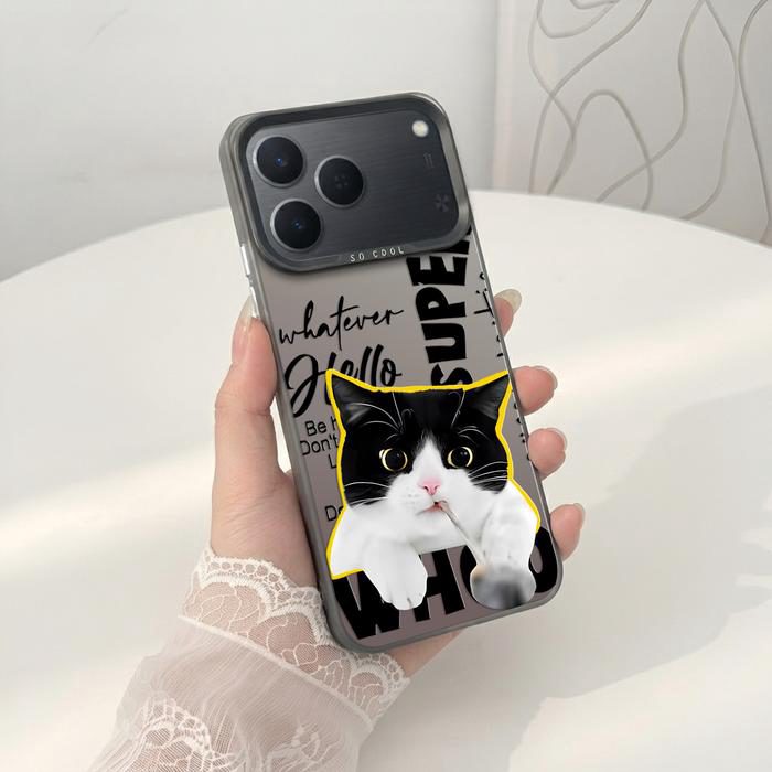 Softcase IMD Hologram Hitam untuk Tecno Spark 50 & 40 Silicone Case Premium Matte Casing Cover Hybrid Plate SHT-25 - 1 - foto 3