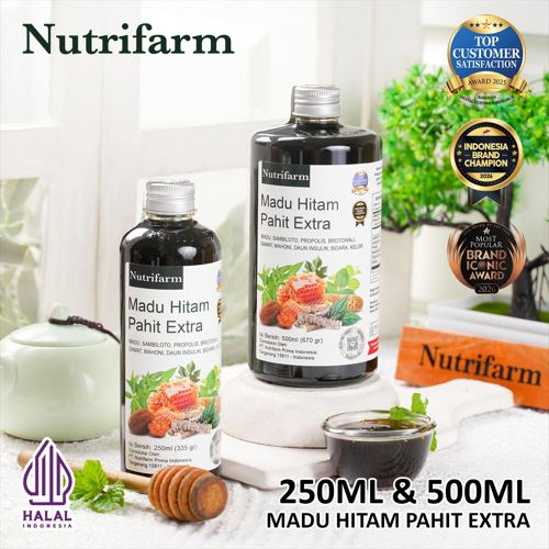 Nutrifarm Madu Hitam Pahit Extra