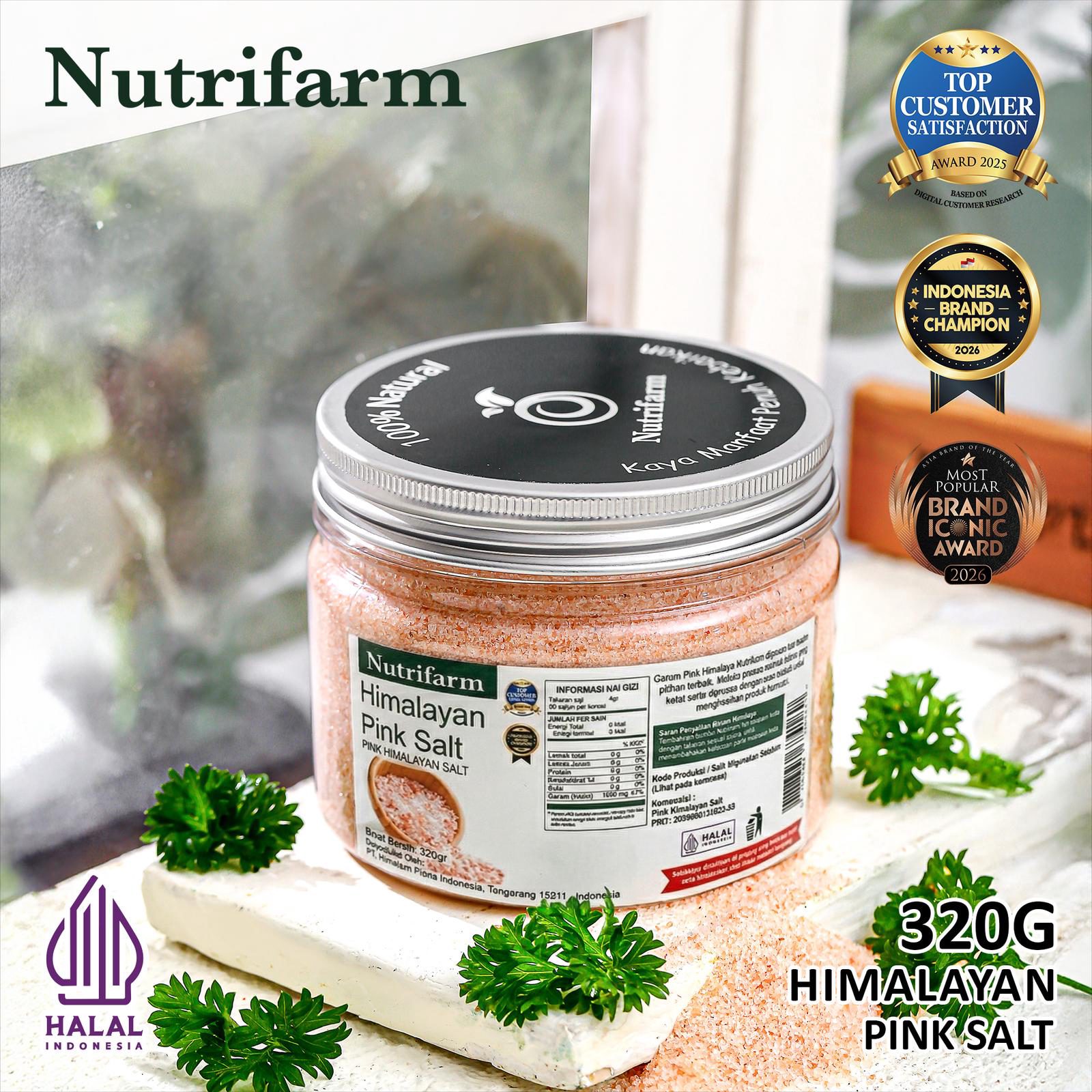 NUTRIFARM GARAM HIMALAYA 320GRAM ORGANIK Natural Pack Organik