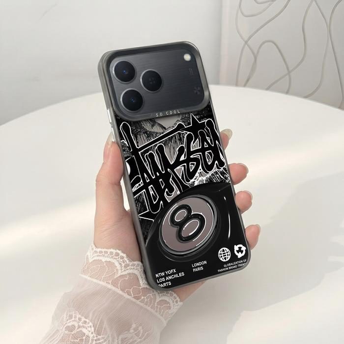Softcase IMD Hologram Hitam untuk Tecno Spark 50 & 40 Silicone Premium Matte Casing Cover Hybrid Plate SHT-05